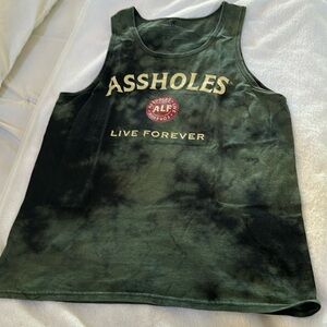 Tie Dye Assholes Live Forever Tank Top. Make me an offer